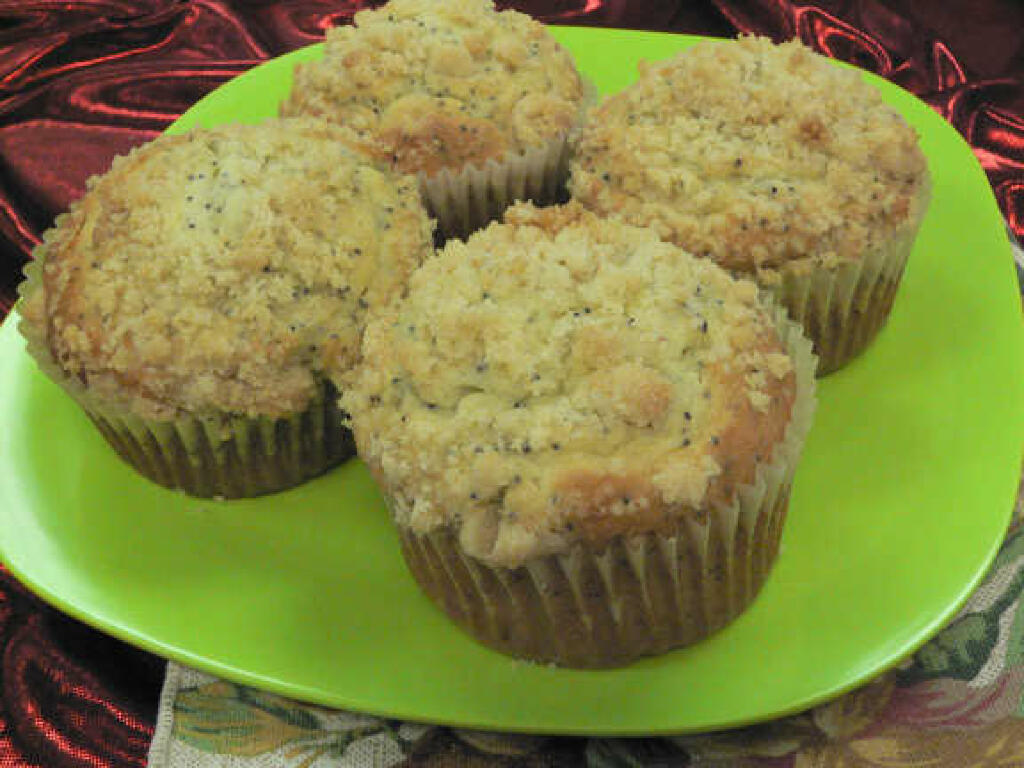 Lemon Poppy Seed Muffin made with Muffin Batter from Gregory''s Foods