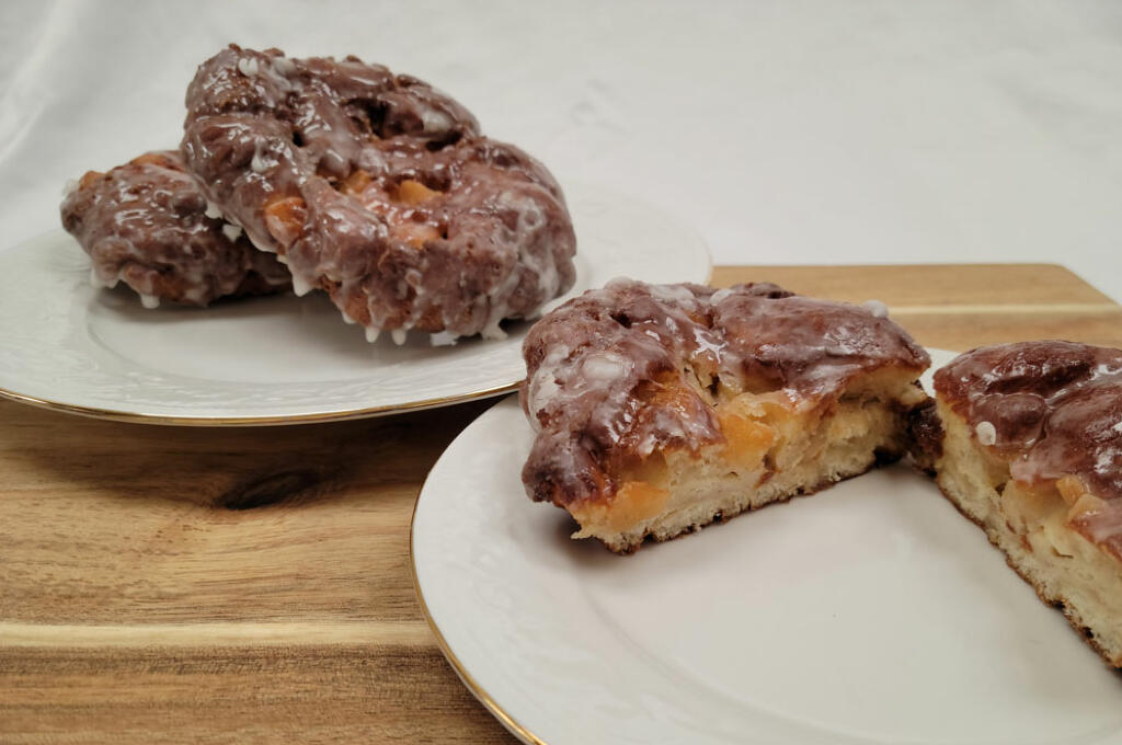Apple Fritters Retail Ready Freezer to Display Case Gregory''s Foods